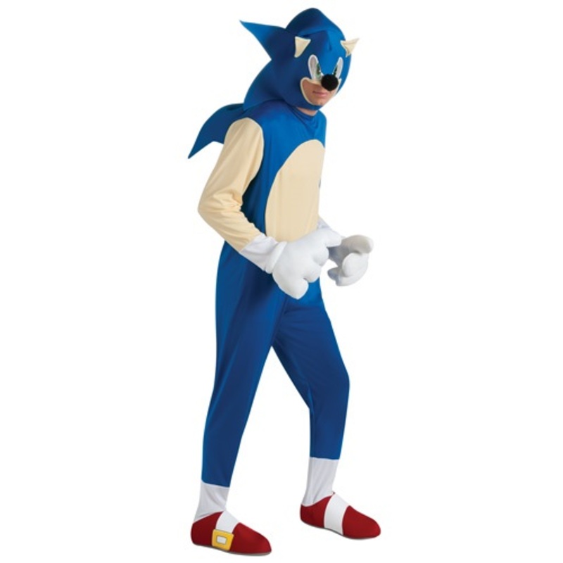 Adult Deluxe Sonic Costume Standard