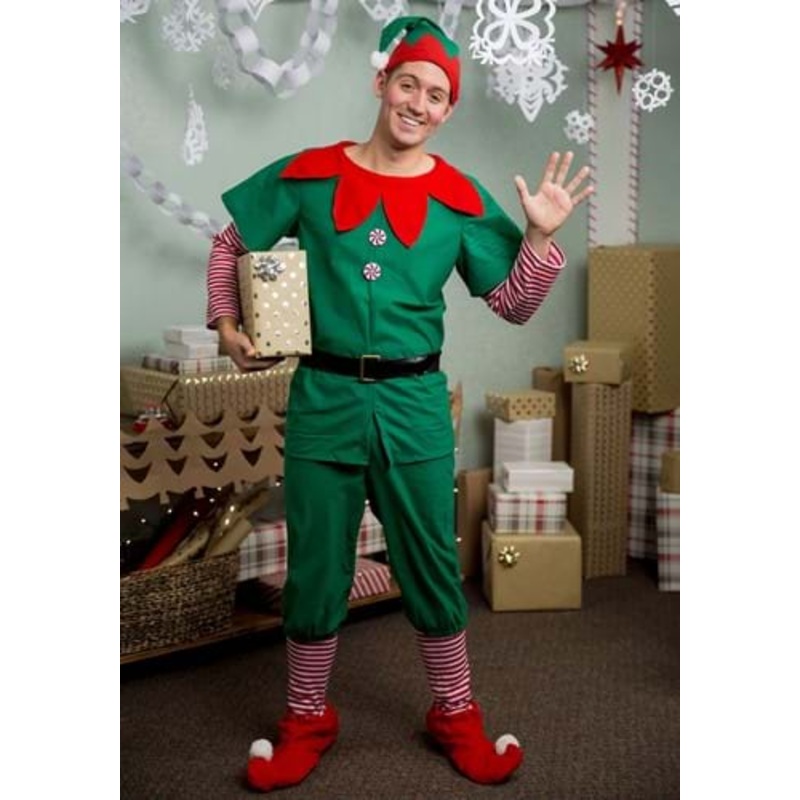 Adult Holiday Elf Costume X-Small