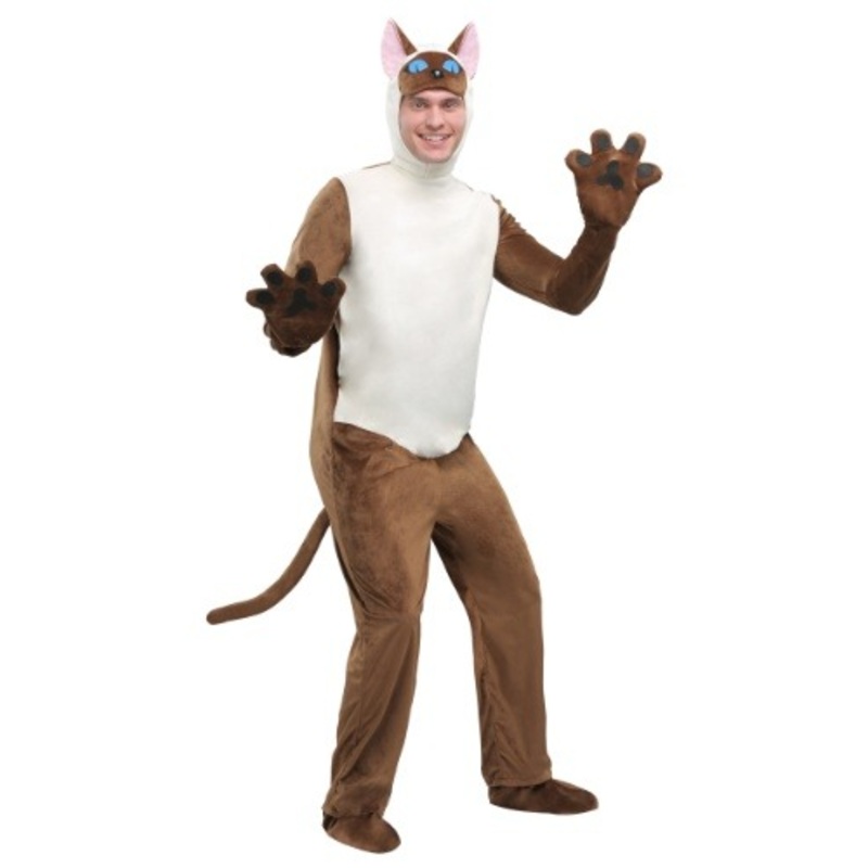 Adult Siamese Cat Costume Large