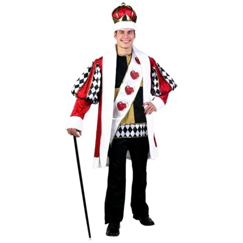 Deluxe King of Hearts Costume Large