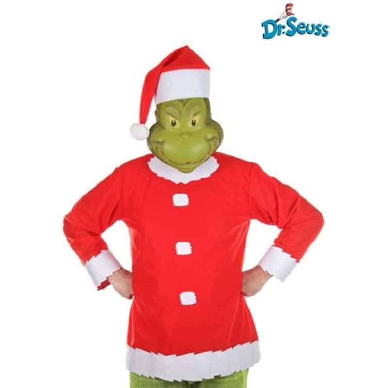 Dr. Seuss The Grinch Santa Costume for Adults Small/Medium