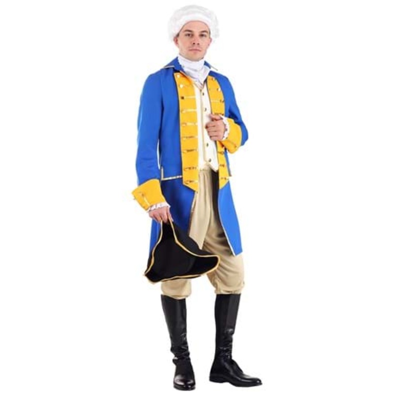 Men's General George Washington Costume Large