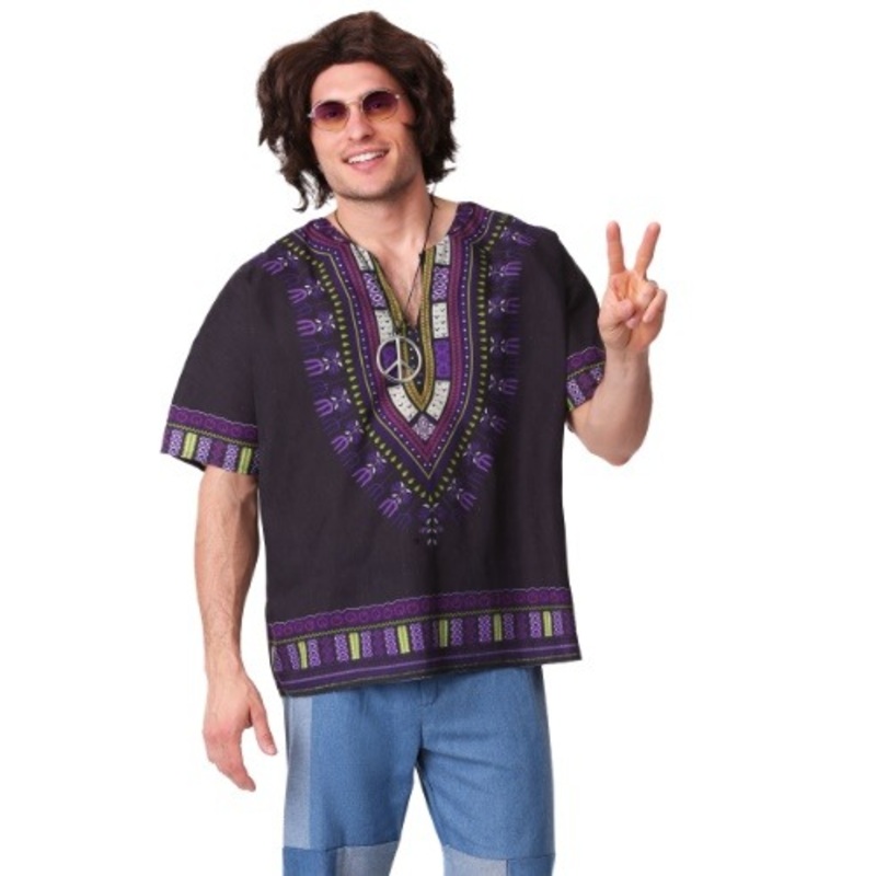 Men's Hazy Hippie Costume Small