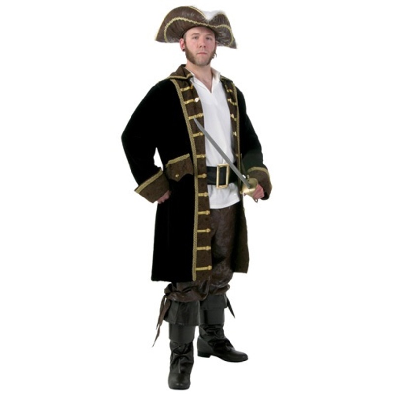 Men's Plus Size Realistic Pirate Costume 5X
