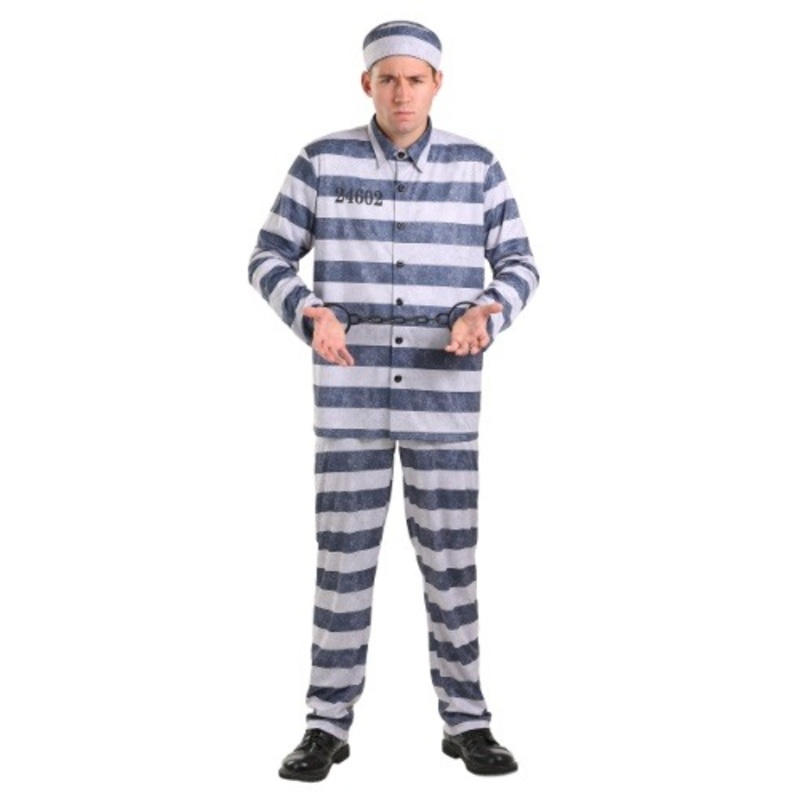 Men's Vintage Prisoner Plus Size Costume 2X