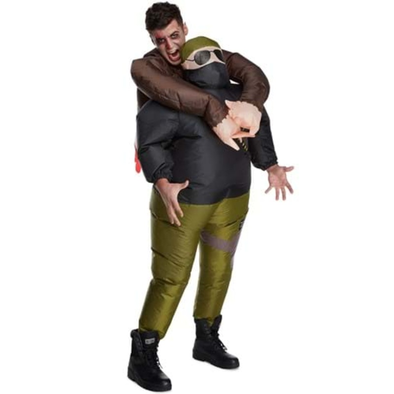 Pick Me Up Zombie Hunter Inflatable Costume for Adults Standard