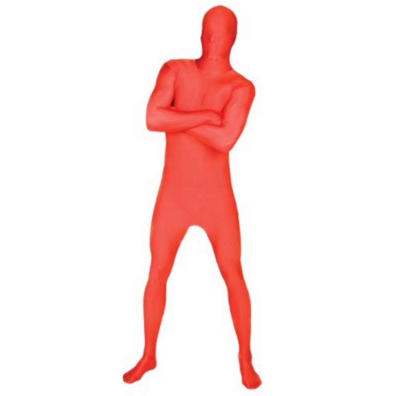 Red Adult Morphsuit Costume  Medium