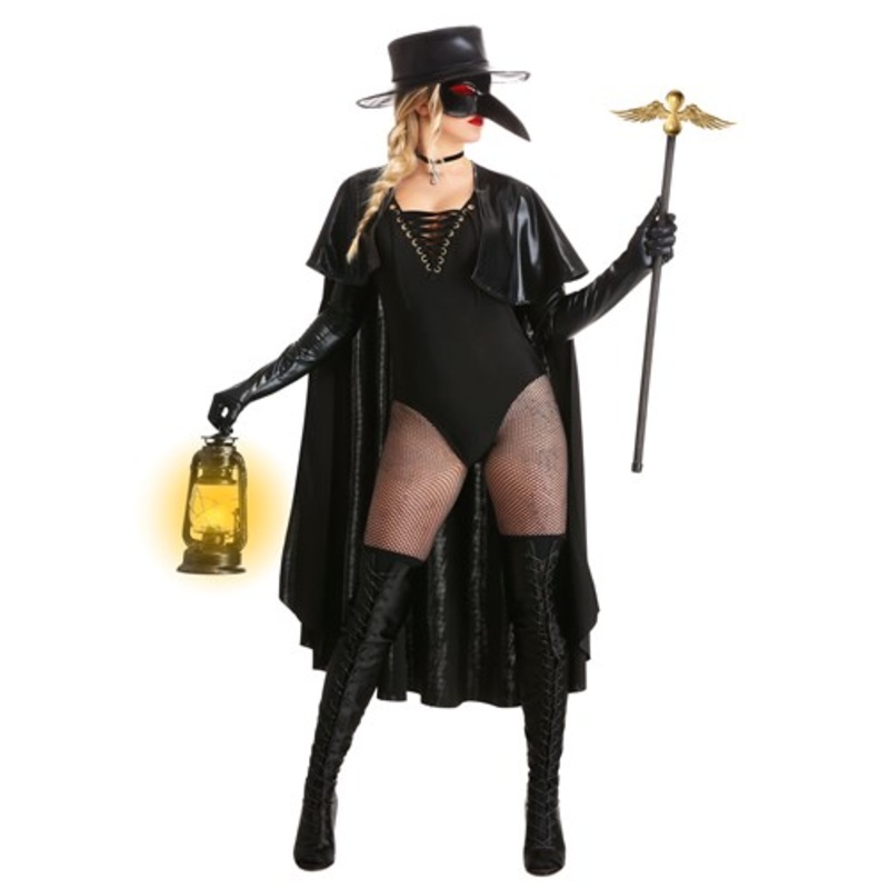 Women's Eerie Plague Doctor Costume X-Small