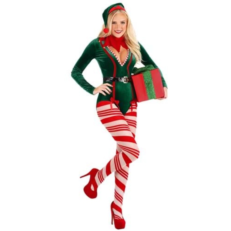 Women's Sexy Santa Elf Costume X-Small