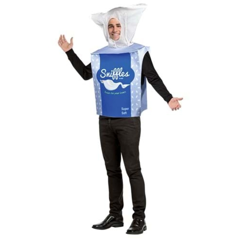 Box of Tissues Costume for Adults Standard