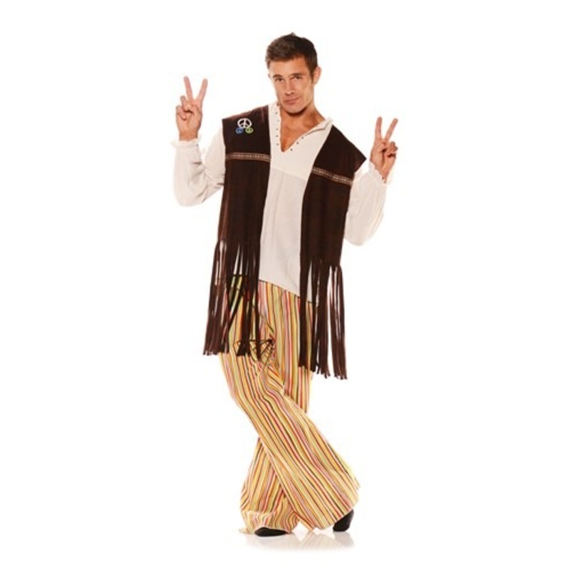 Fringe Hippie Costume Adult Vest Standard