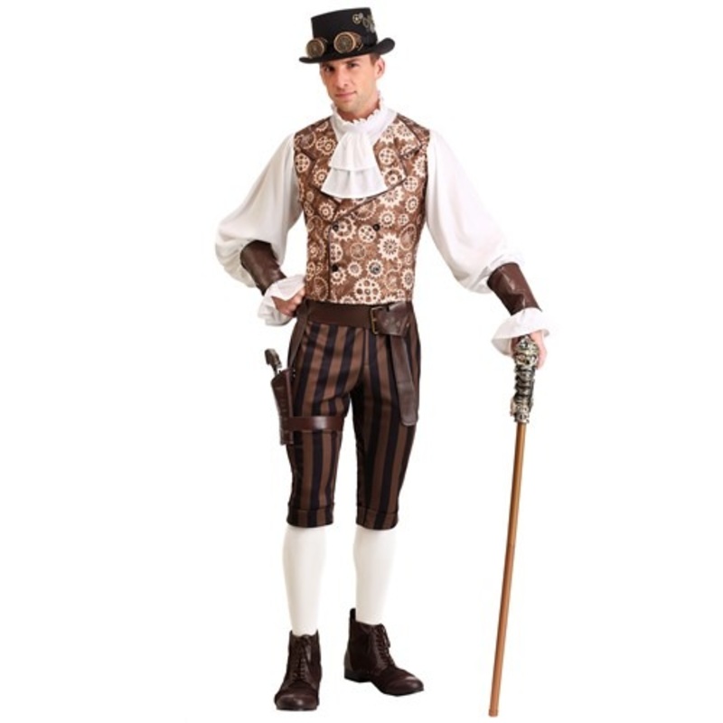 Mens Dapper Steampunk Costume Small