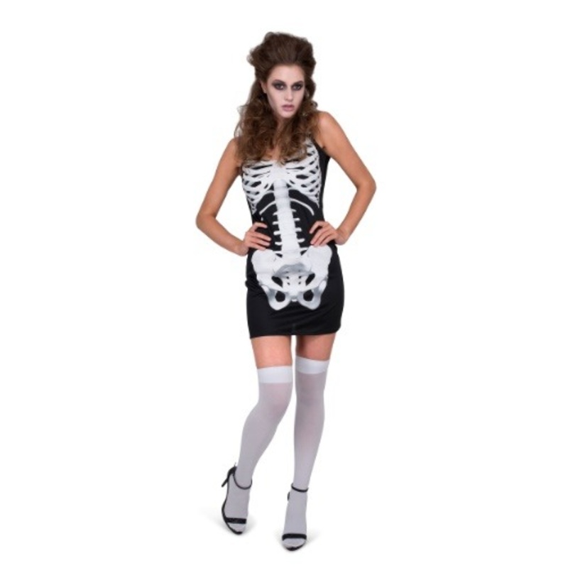 Skeleton Dress for Women X-Small