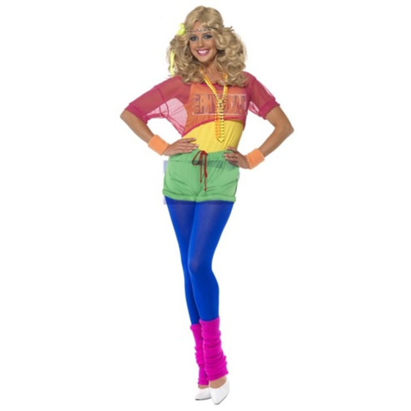 Women's 80s Let's Get Physical Costume Small
