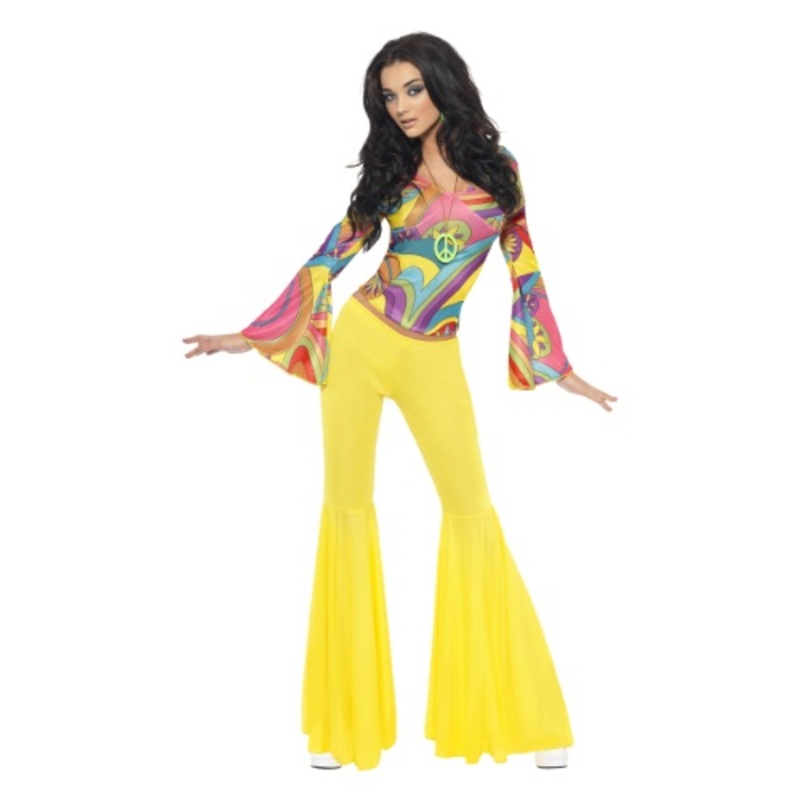 Women's Groovy Gal Costume Medium