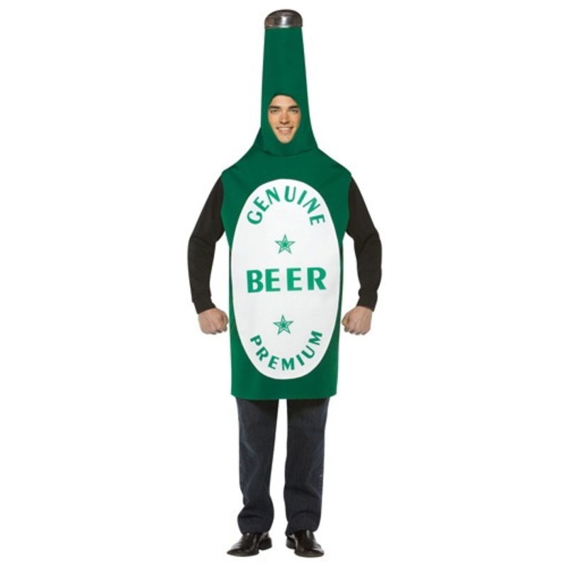 Adult Beer Bottle Costume Standard
