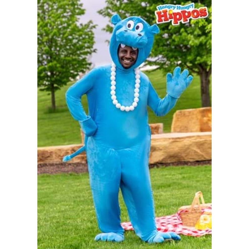 Blue Hungry Hungry Hippos Costume for Adults Standard