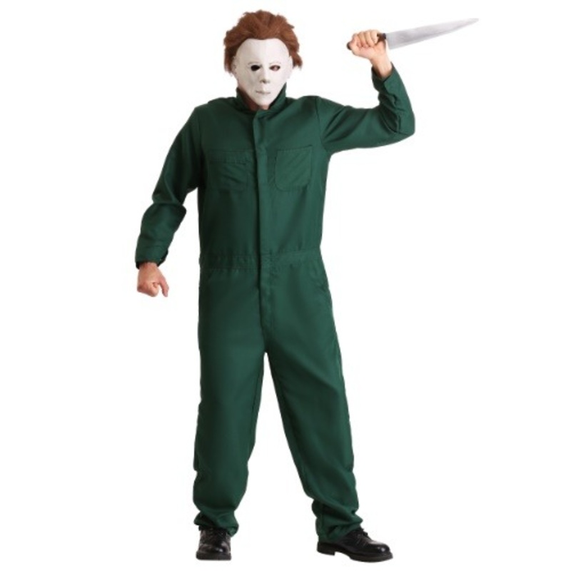 Men's Halloween II Michael Myers Coveralls Costume Standard