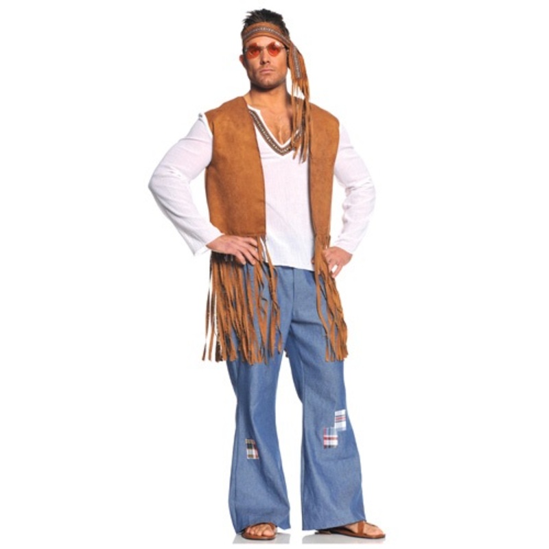 Plus Size Right On Hippie Costume 2X