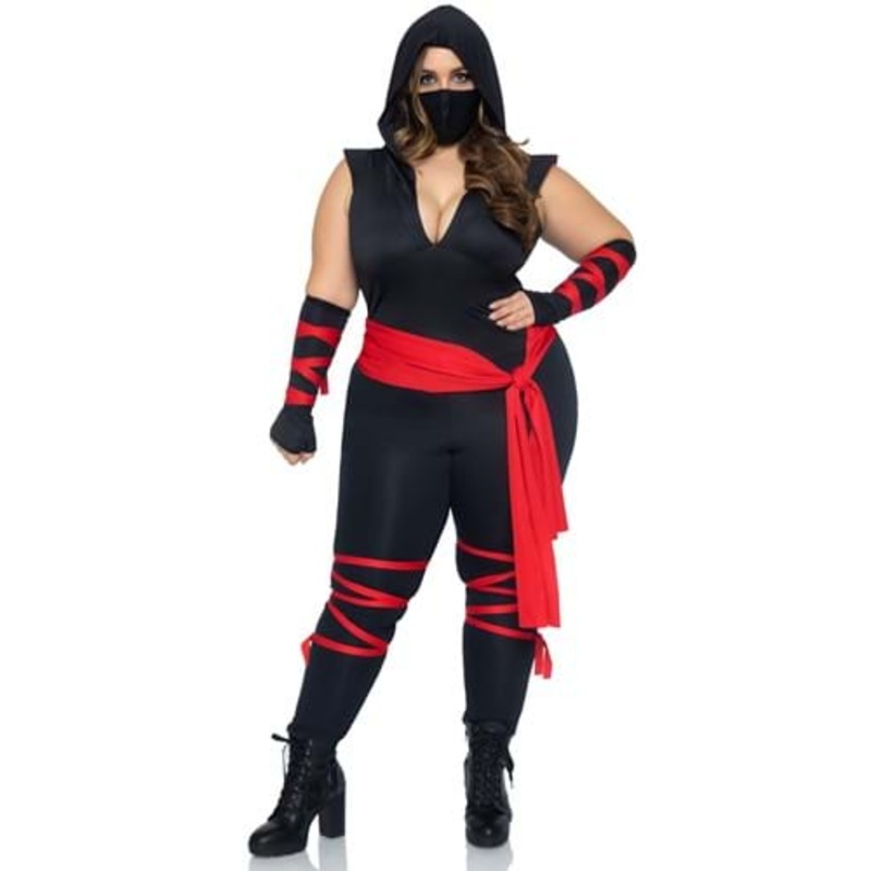 Plus Size Women's Deadly Ninja Women's Sexy Costume 1X/2X