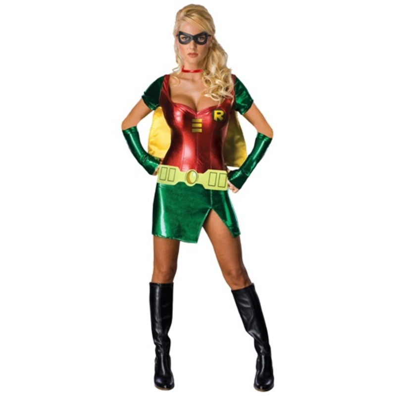 Robin Sexy Girl Costume w/ Mask Small