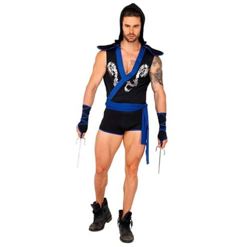 Sexy Ninja Warrior Costume for Men Small