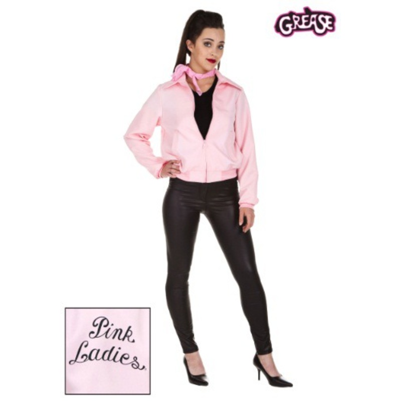 Adult Deluxe Pink Ladies Jacket Costume X-Small