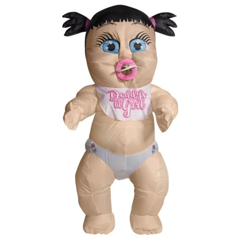 Adult Inflatable Baby Girl Costume Standard