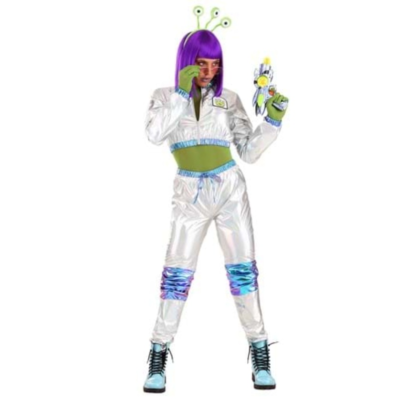 Cosmonaut Alien Women's Costume Large