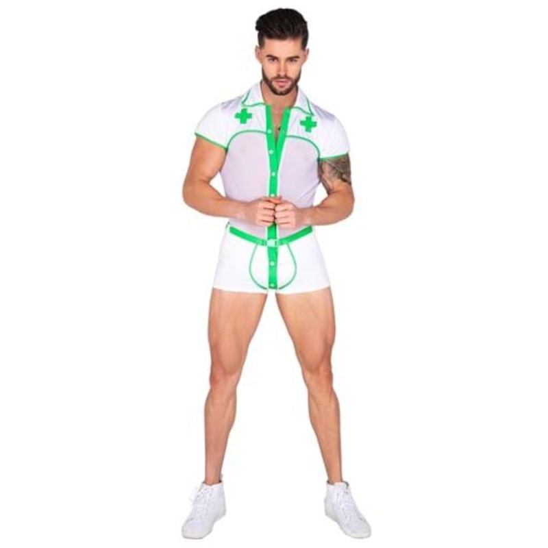 Men's Weed Doctor Costume Medium