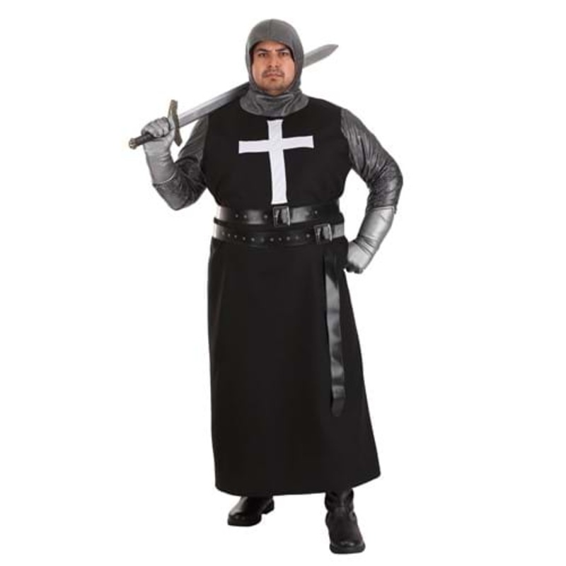 Plus Size Dark Crusader Men's Costume 2X