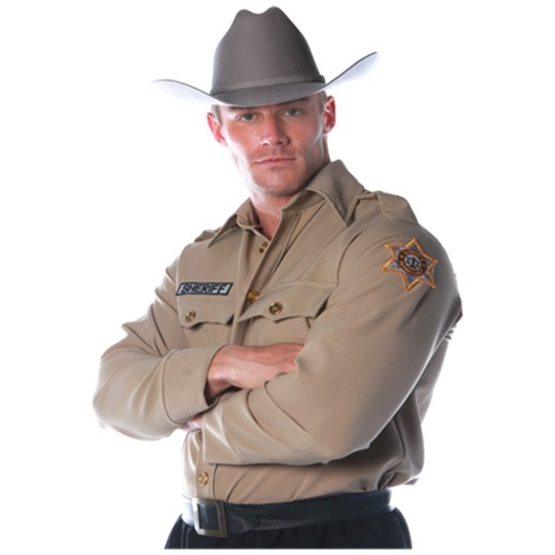 Plus Size Sheriff Costume Shirt 2X