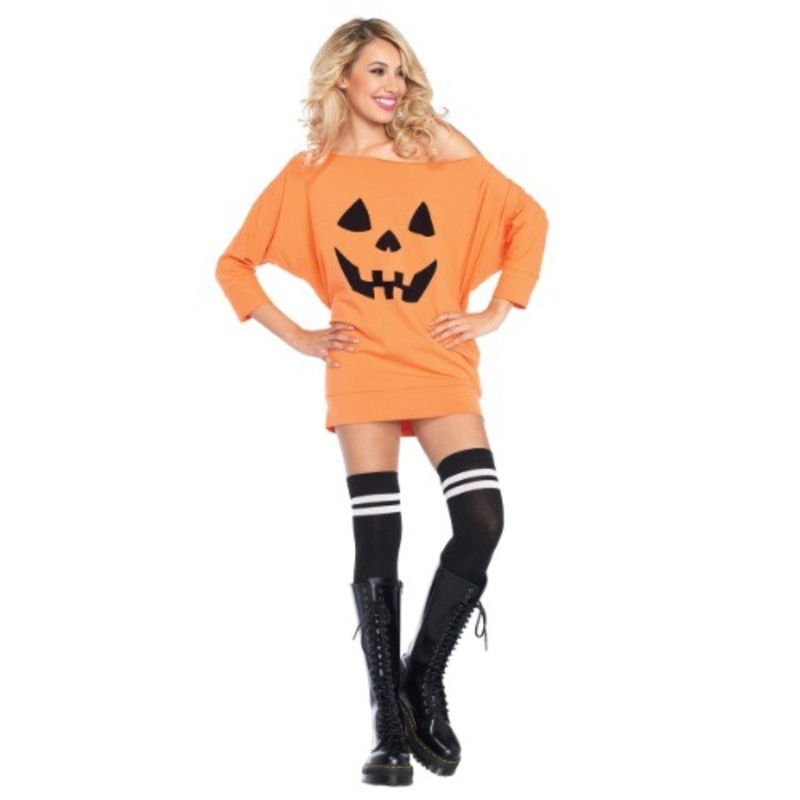 Pumpkin Dress Jersey Costume for Women Medium/Large