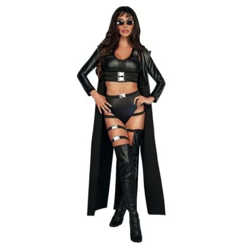 Sexy Vampire Hunter Blade Baddie Costume for Women Small