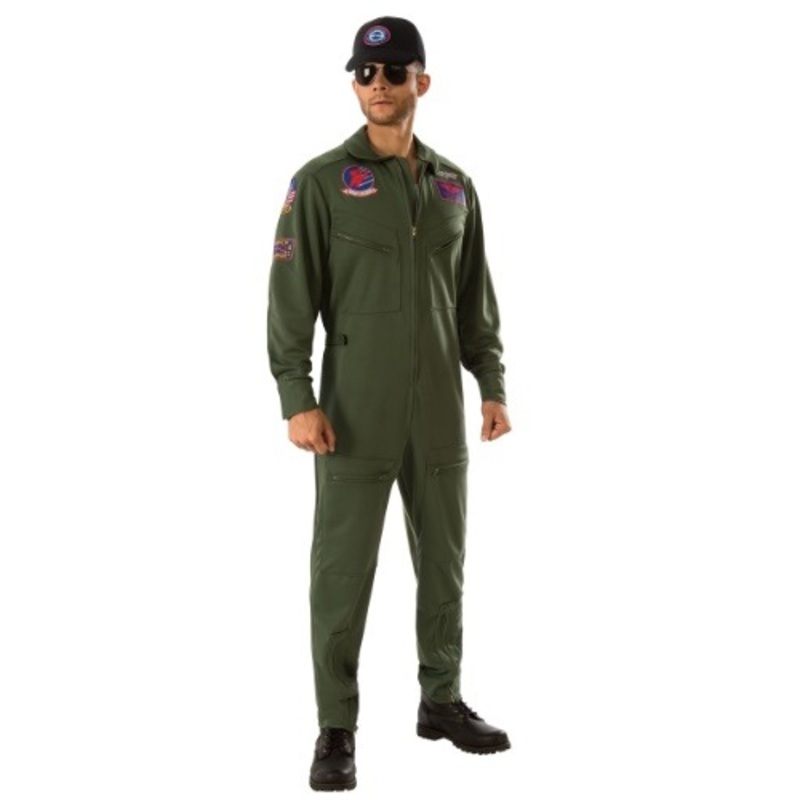 Top Gun Jumpsuit Men's Costume Large