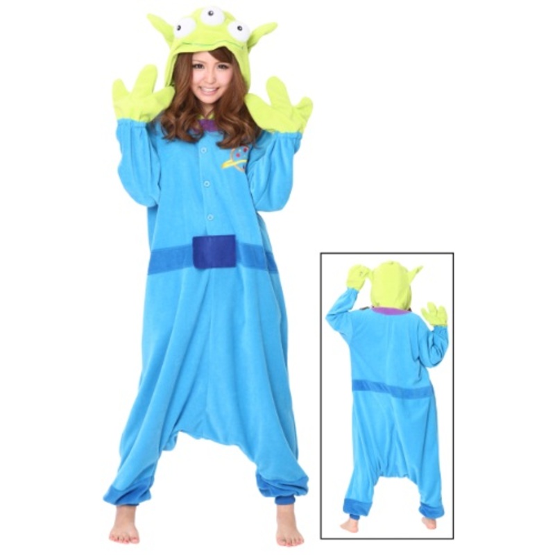 Toy Alien Pajama Costume for Adults Standard