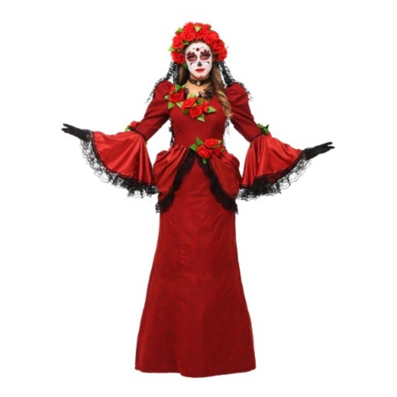 Women's Day of the Dead Costume Small