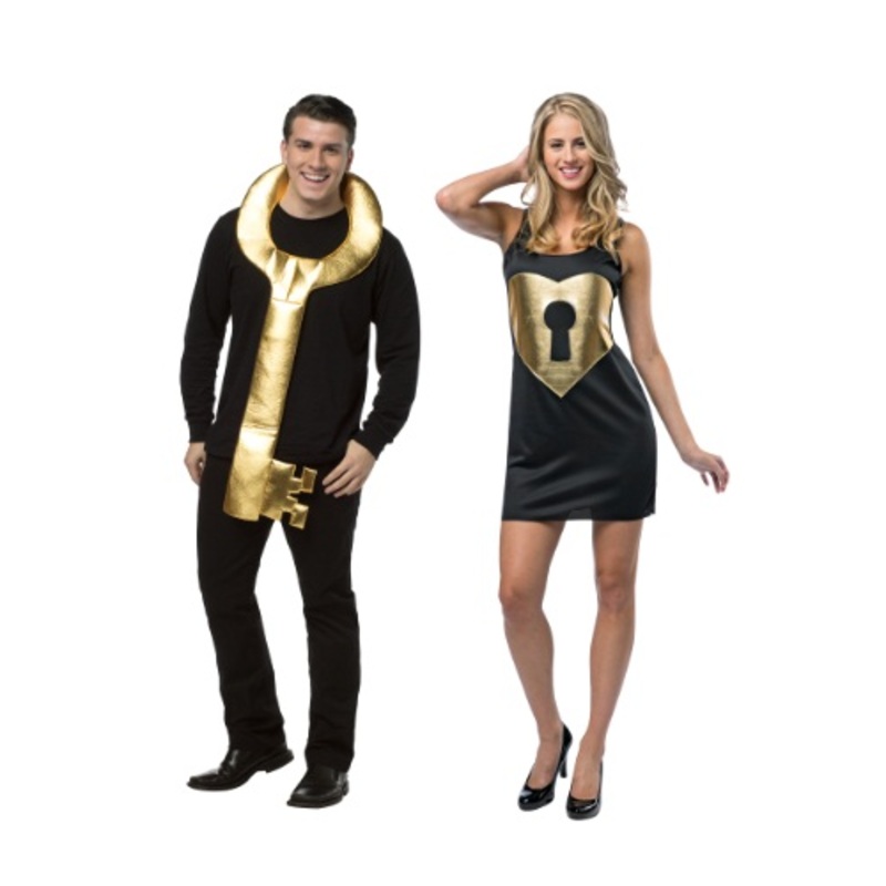Adults Lock and Key Couples Costume Standard