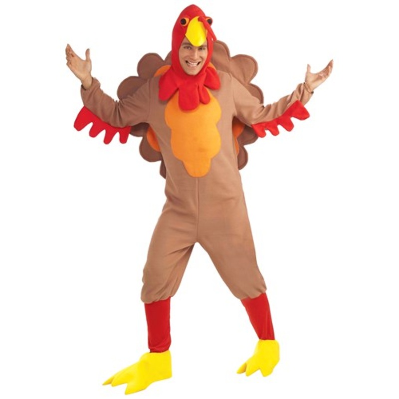 Fleece Turkey Costume for Adults Standard