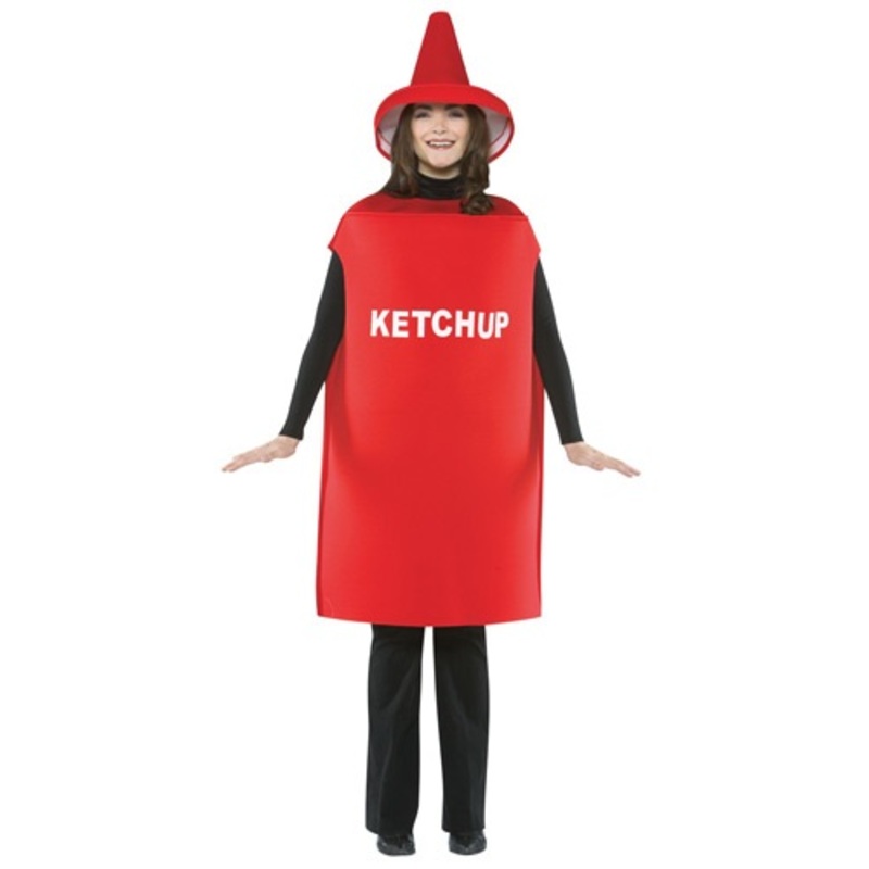 Ketchup Costume for Adults Standard