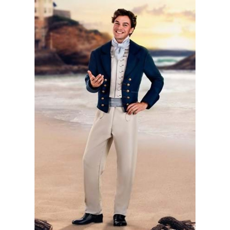 Little Mermaid Live Action Deluxe Prince Eric Men's Costume Medium