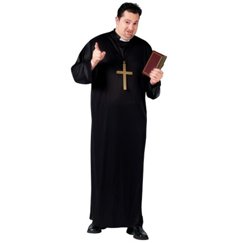 Men's Plus Size Priest Costume Plus Size