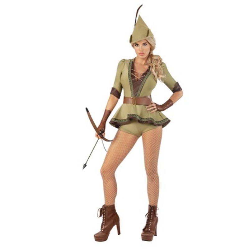 Sexy Heroic Hottie Costume for Women Small
