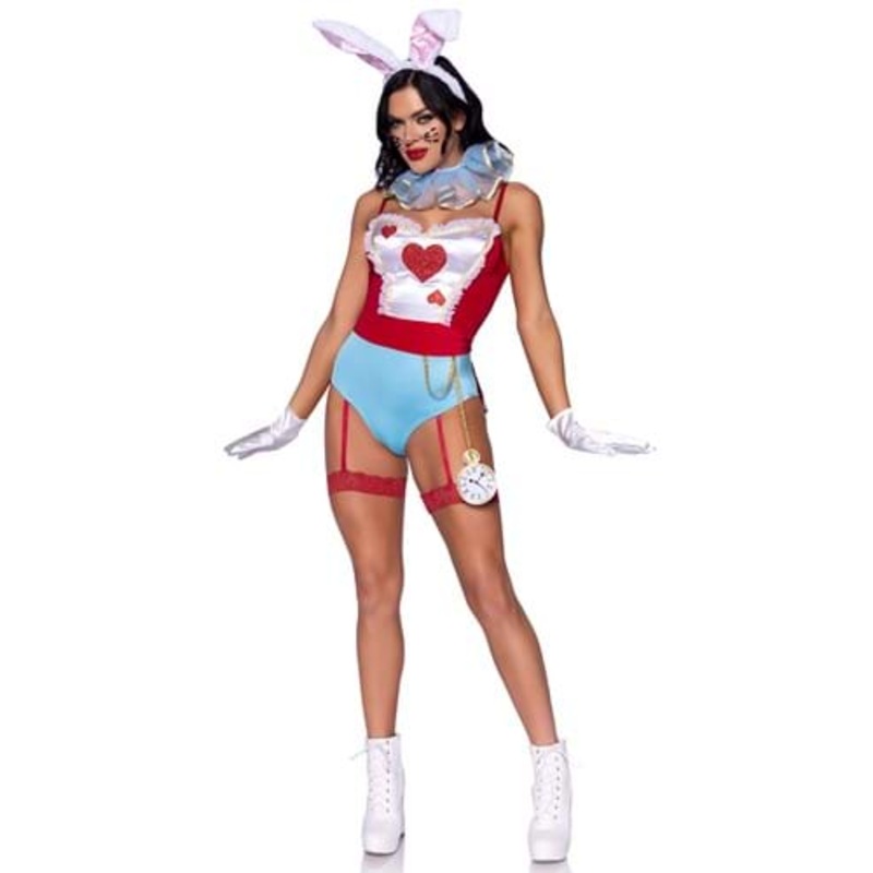 Sexy White Rabbit Costume for Women X-Small