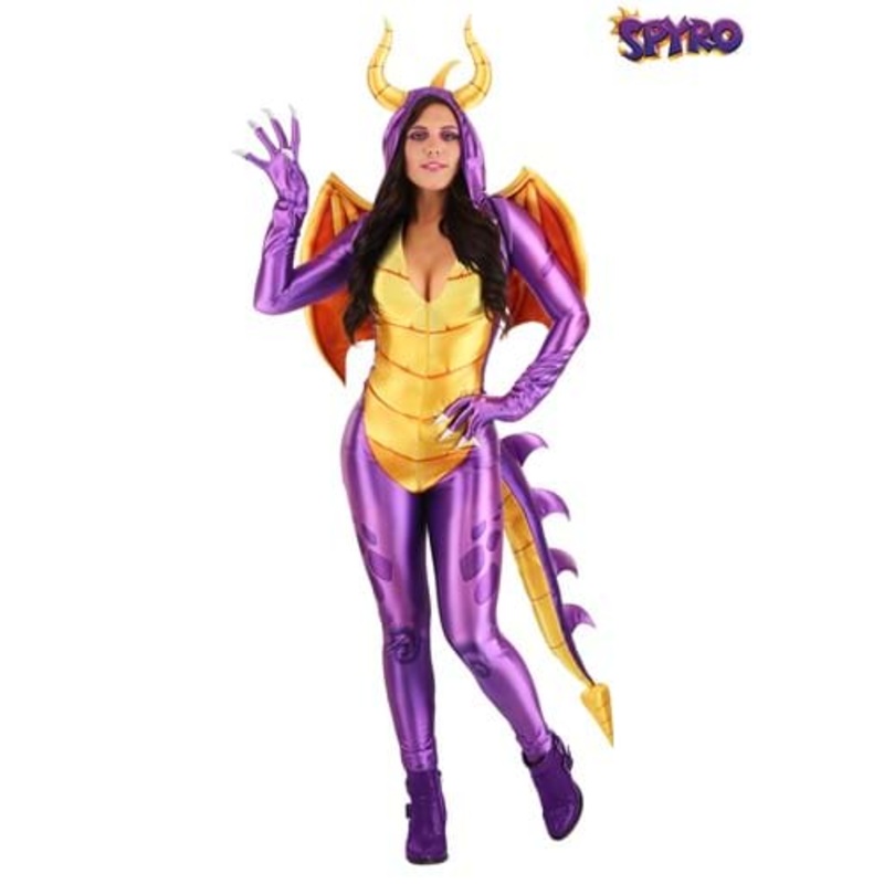 Spyro the Dragon Women's Costume Jumpsuit X-Small