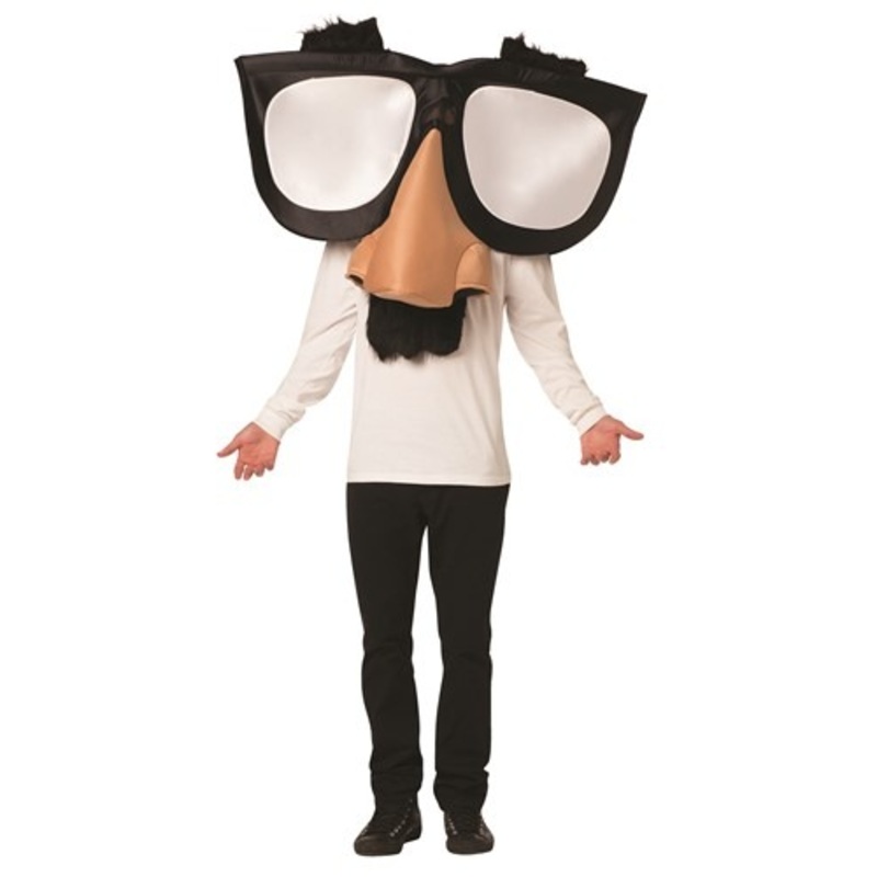 Adult Funny Nose Glasses Costume Standard