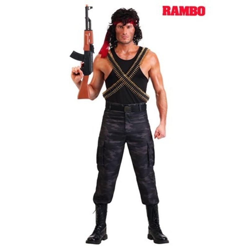 Adult John Rambo Costume Small