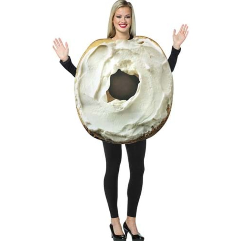 Bagel w/ Cream Cheese Costume for Adults Standard