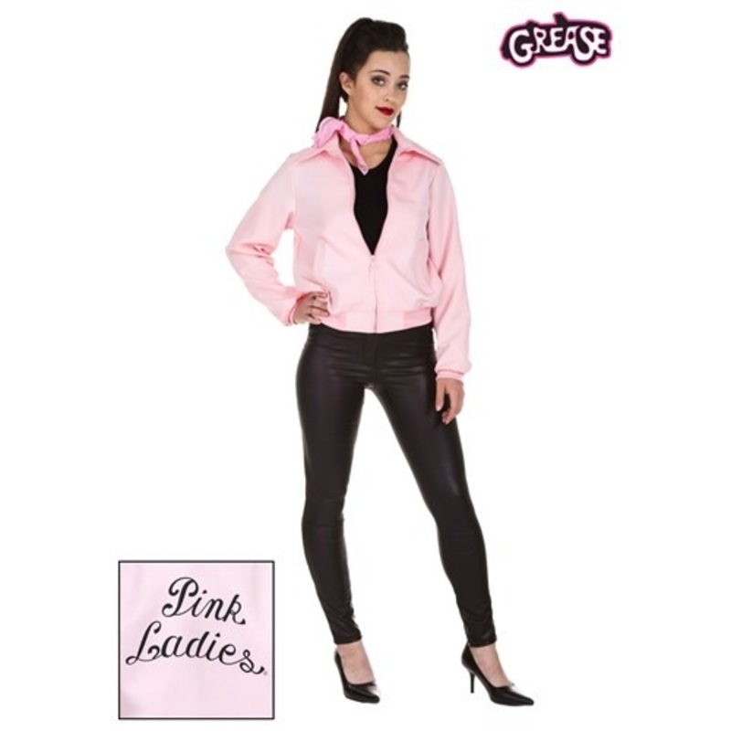 Deluxe Pink Ladies Plus Size Jacket Costume 1X