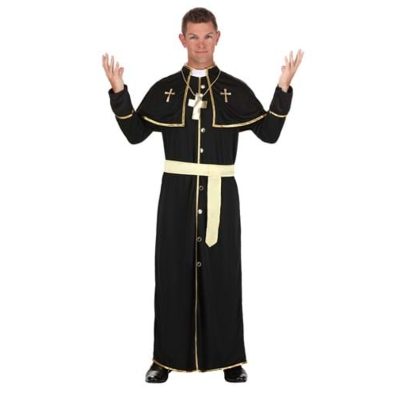 Men's Deluxe Priest Costume Medium